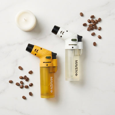 3.5″ MAVEN ALPHA+ SEQUOIA COLLECTION TRANSPARENT TORCH DISPLAY – 15-Pack