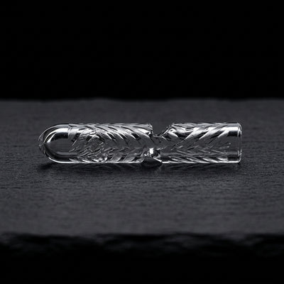 35mm Whistle Cut Pillar on dark slate surface - Oil Slick Pad