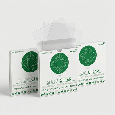 Oil Slick® Clear 50 Sheet :  Packaged for RESALE