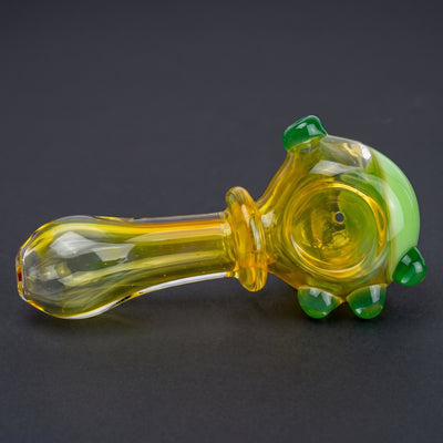 4.5" Color Dot & Face Accent Fume Maria Body Hand Pipe