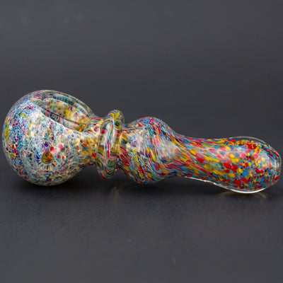 4.5" Confetti Frit Orb Body Maria Hand Pipe