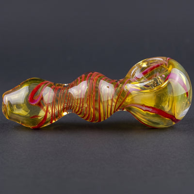 4.5" Fume Orb Body Color Swirl Hand Pipe