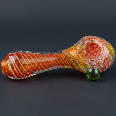 4.5" Fume Swirl Body Cone Head Hand Pipe