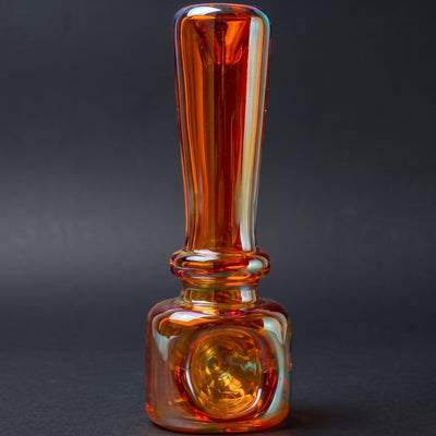 4.5" Iridescent Stand Up Tower Hand Pipe