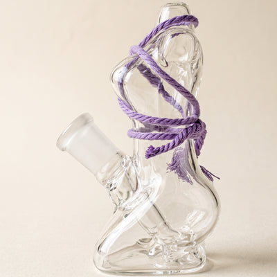 4.5" Shibari Girl Figure Rig, light background