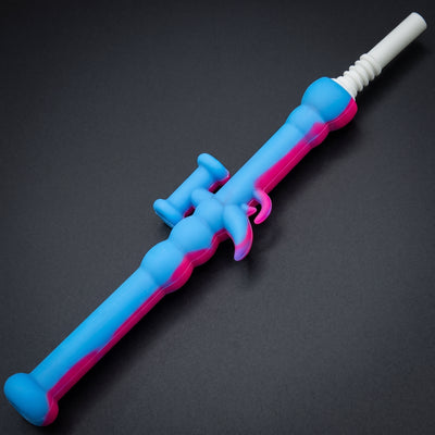 4.5" Silicone Rifle Nectar Straw