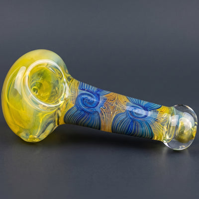 4.5" Stratus Fume Wigwag Body Accent Hand Pipe