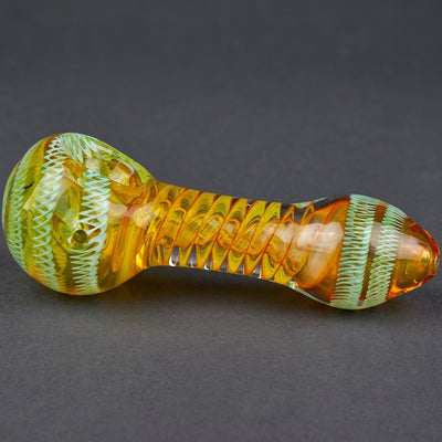 4.5" Twisted Cane Fume Hand Pipe