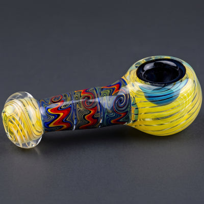 4.5" Wigwag Sectional Body w/ Fume Accent Mouth & Head Hand Pipe