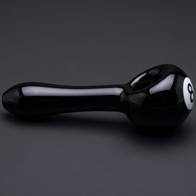 4" Black 8 Ball Hand Pipe
