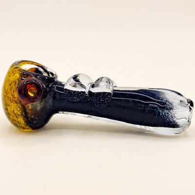 4" Color Frit Glass Hand Pipes, light background