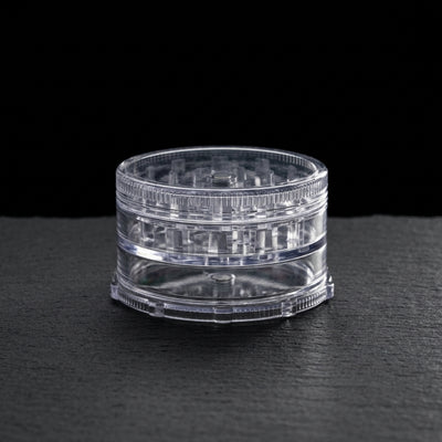 4" Deep Plastic Grinder on dark slate surface - Oil Slick Pad