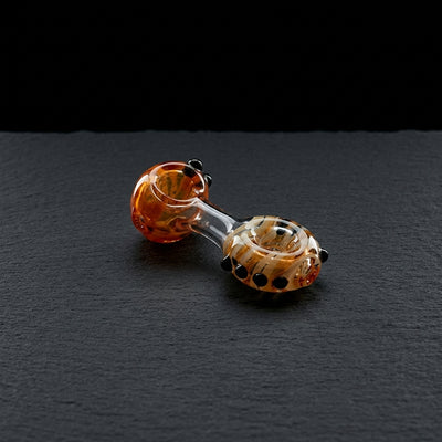 4″ Element Donut Pipe – Made in USA on dark slate surface - Oil Slick Pad