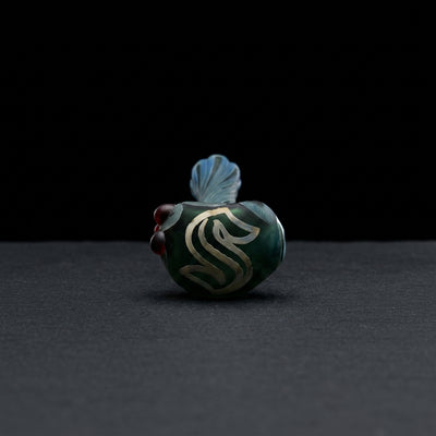 4" Element Kraken Pipe - Made in USA on dark slate surface - Oil Slick Pad