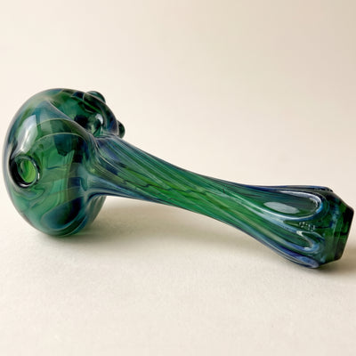 4″ Element Silver Fume Pipe – Made in USA, light background