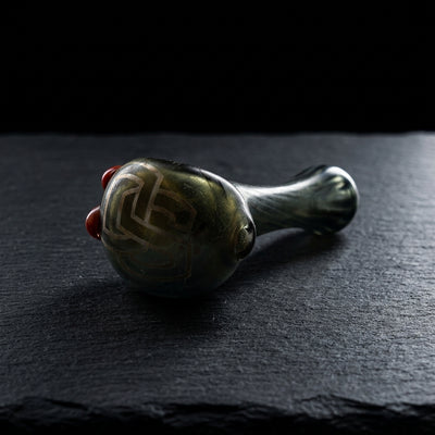 4" Element Oregon State University Beavers Pipe - Made in USA on dark slate surface - Oil Slick Pad