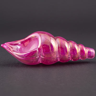 4" Iridescent Shell Hand Pipe - Pink or White