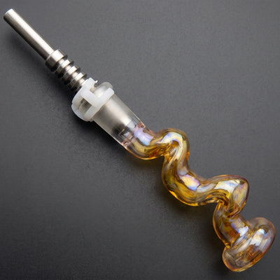 4″ Iridescent Zong Nectar Straw