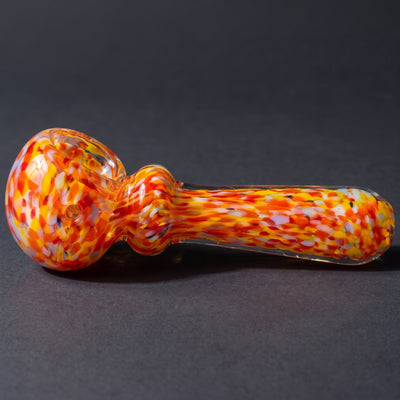 4" Rainbow Frit Maria Neck Hand Pipe