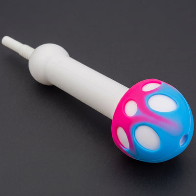 4" Silicone Mushroom Nectar Straw