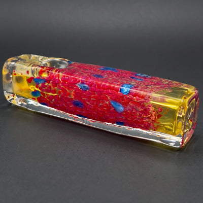4" Square Glass Hand Pipe