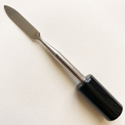 4″ Stainless Steel & Resin Dab Tool, light background