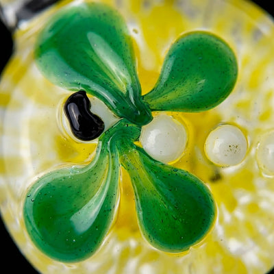 1.5″ Green & White Butterfly Pendant - Image 6