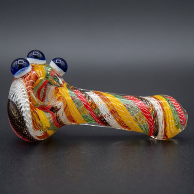 4.5″ Color Spiral Glass Hand Pipe