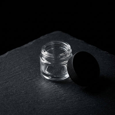 5ml Screw Top Jar with Black Lids - view 7