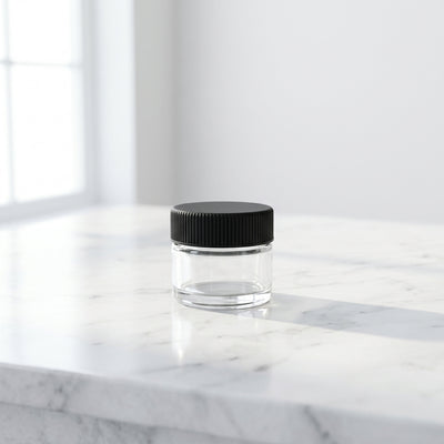 5ml Screw Top Jar with Black Lids - view 8