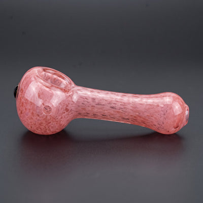 4" Frit Flower Head Hand Pipe in Pink