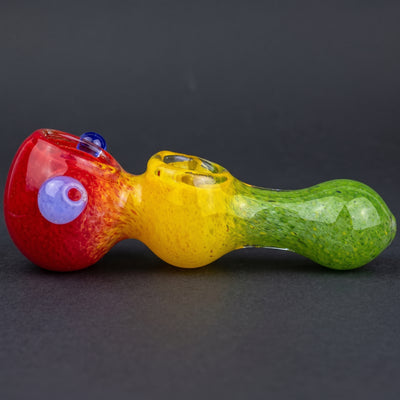 5.5" Rasta Frit Double Bowl Hand Pipe
