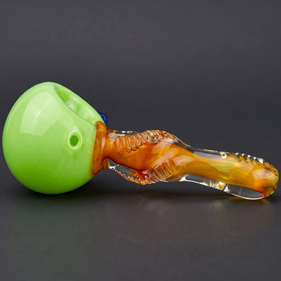 5.5" Solid Color Head w/ Twisted Body Hand Pipe