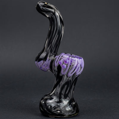 5.5" Two-Tone Squiggle Line Accent Stand Up Bubbler