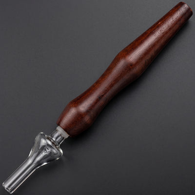 5" Bamboo Nectar Straw w/ Glass Tip