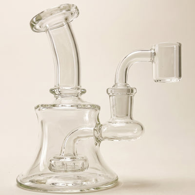 5″ Clear Classic Showerhead Rig, light background