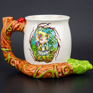 5″ Linda Biggs Fairy Mug Hand Pipe