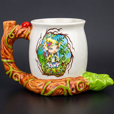 5″ Linda Biggs Fairy Mug Hand Pipe