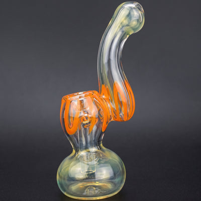 5" Fume Accent w/ Color Line Mini Bubbler