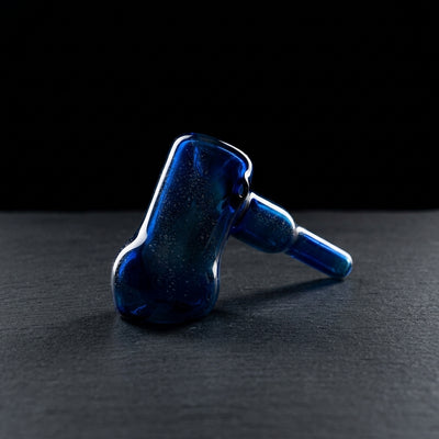 5″ Galaxy Fume Hammer Hand Pipe on dark slate surface - Oil Slick Pad