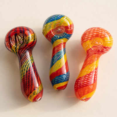 5″ Glass Hand Pipe, light background