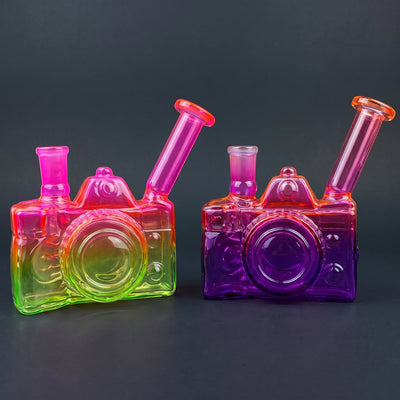 5" Neon Two-Tone Camera Rig in Pink/Green and Pink/Purple