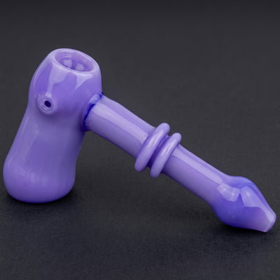 5" Solid Color Hammer Bubbler w/ Double Maria Neck