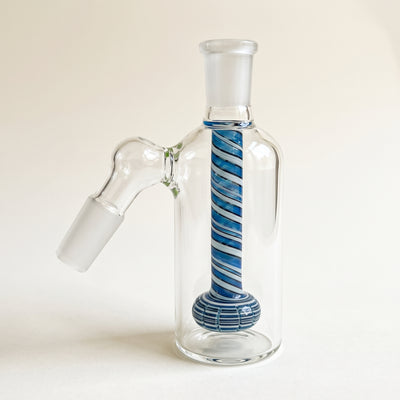 5" Spiral Color Shower Head Ash Catcher, light background