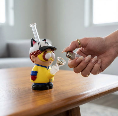 6.5" Hooded Kid Water Pipe | PVC