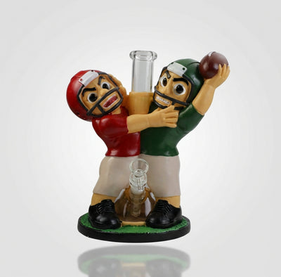 11" Players Competing Water Pipe | Glass + PVC - Image 2