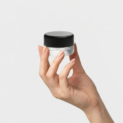 9ml Heavy Bottom Child Resistant Glass Jar with Lids