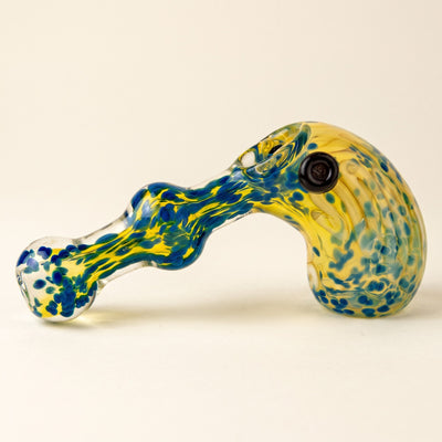 5″ Fume Hammer Glass Hand Pipe, Style B, light background