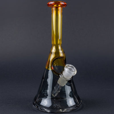 6.5" Costa Glass Two-Tone Flask Rig