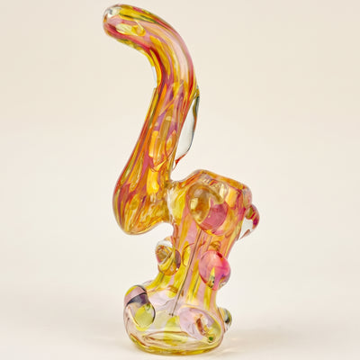 6.5" Fume w/ Fume Dots & Clear Globs Sherlock, light background